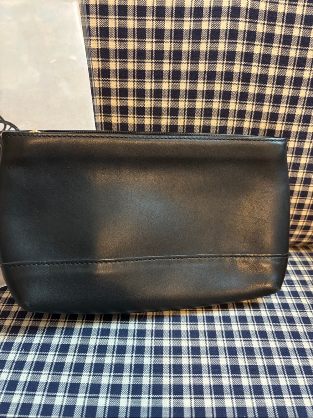 COACH vintage Men’s Black Leather pouch - Picture 4 of 10